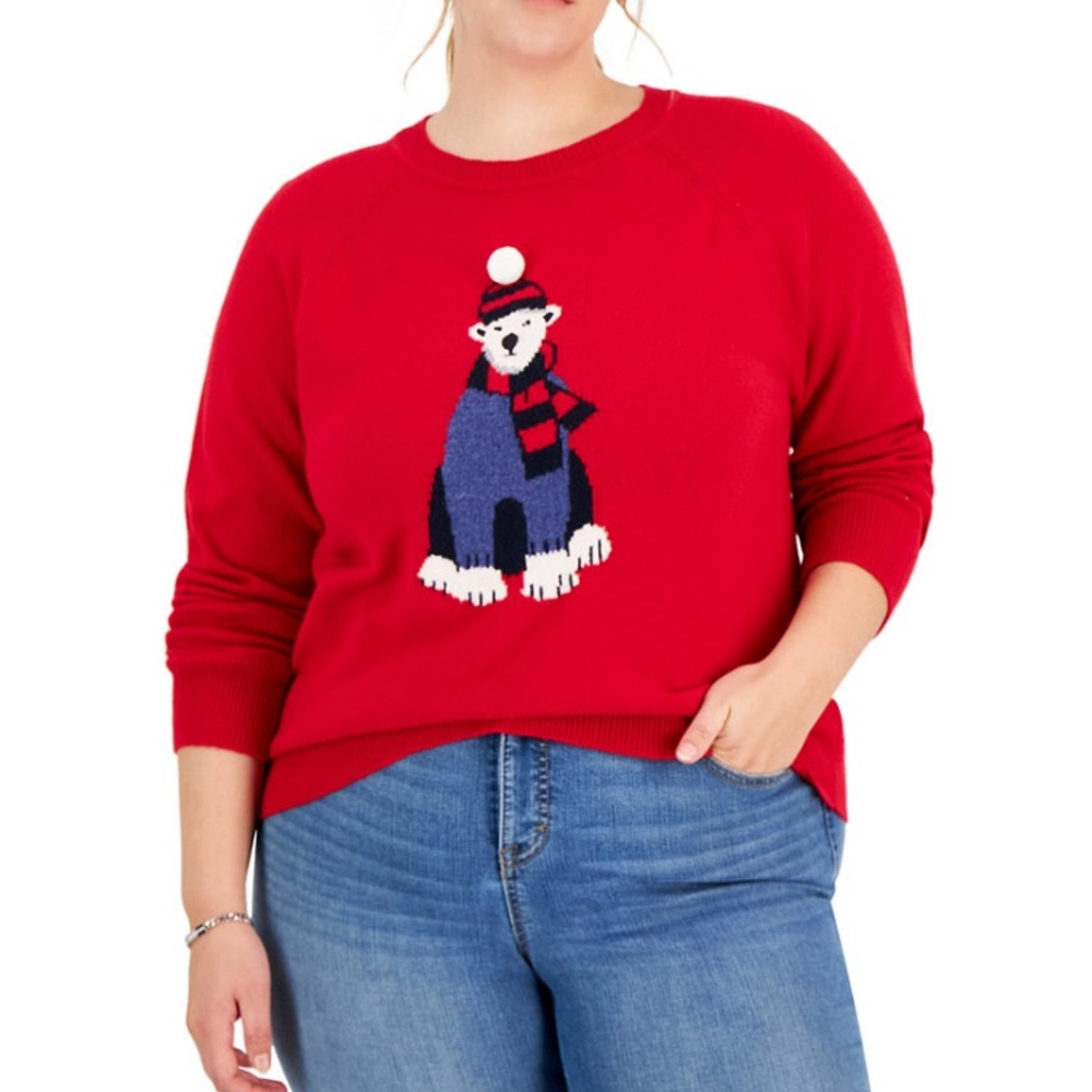 Tommy Hilfiger
Plus Size Pilar Bear Sweater 2X with tag